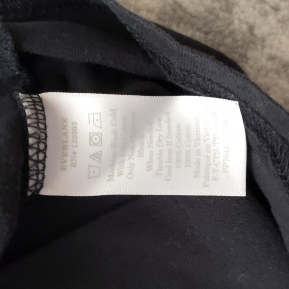 Everlane Black Long sleeve Shirt XXS - Picture 4 of 5